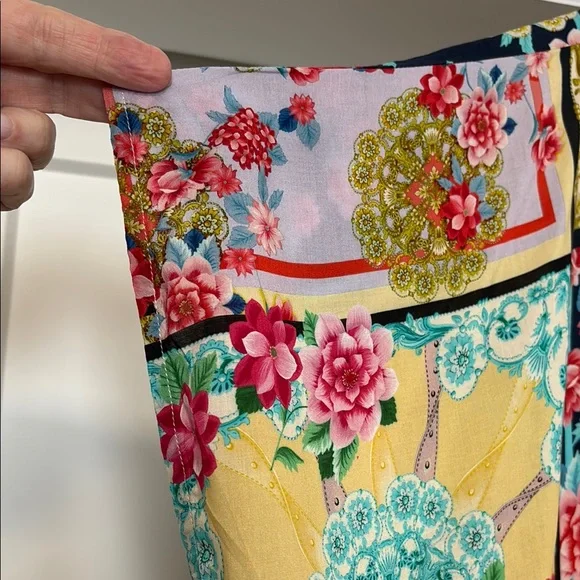 Johnny Was Multicolor Floral One Piece Swimsuit and Matching Cover up. - Picture 6 of 9